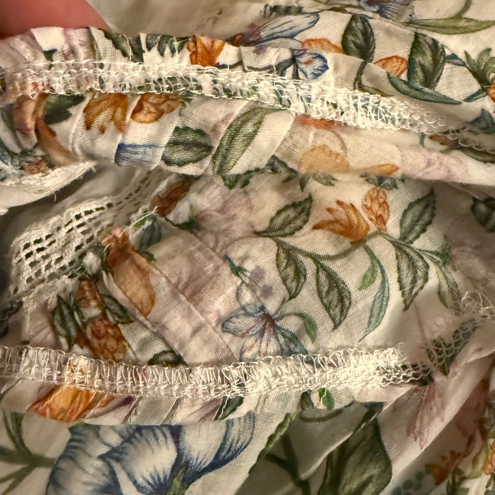 Farm Rio Sweet Bloom Bouquet Short-Sleeve Mini Dress - Picture 11 of 11